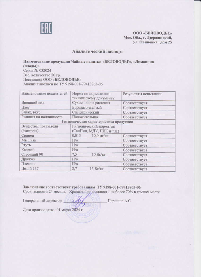 Паспорт №032024